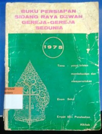 Image of buku persiapan sidang raya dewan gereja - gereja sedunia