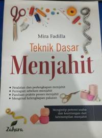 Image of Teknik Dasar Menjahit