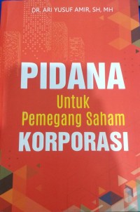 Image of Pidana Untuk Pemegang Saham Korporasi