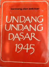 Image of Undang-Undang Dasar 1945