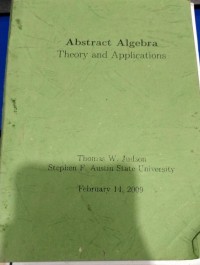 Image of Abstract Algebra Theory and Application