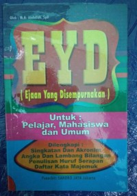 Image of Cerdas Berbahasa Indonesia E.Y.D: Ejaan yang Disempurnakan